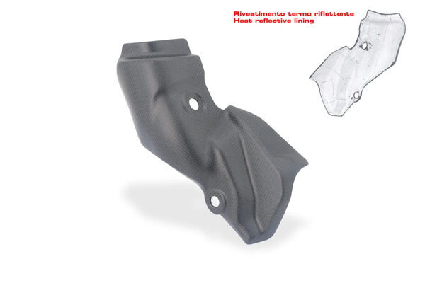 CNC RACING | Exhaust pipe heat guard in carbon for Ducati Multistrada V2 MY2025 image 2