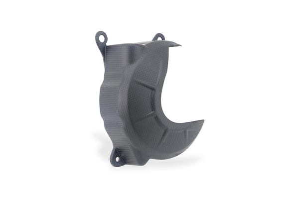 CNC RACING | Clutch cover guard in carbon for Ducati Multistrada V2 MY2025 image 2