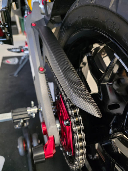 CNC RACING | Upper chain guard in carbon for Ducati Multistrada V2 MY2025 image 7