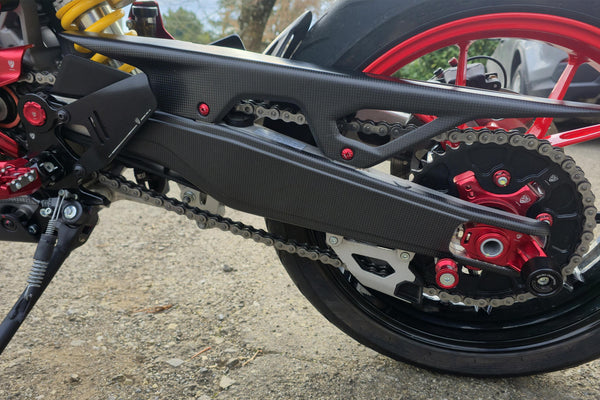CNC RACING | Swingarm Cover for Ducati Hypermotard 698 Mono - Carbon image 2