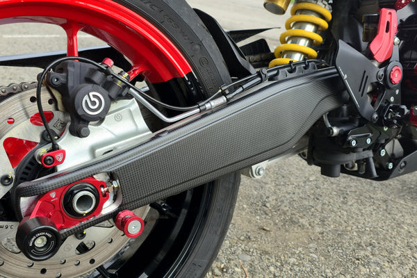 CNC RACING | Swingarm Cover for Ducati Hypermotard 698 Mono - Carbon image 4