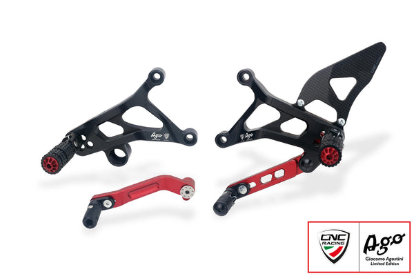 CNC RACING | Adjustable rear sets MV Agusta - Giacomo Agostini Limited Edition