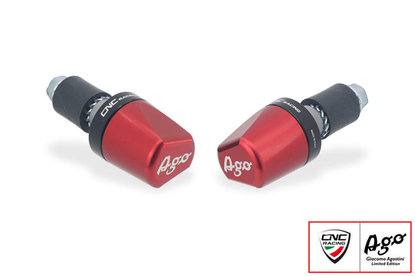 CNC RACING | Handlebar ends LOOK - Giacomo Agostini Limited Edition image 4