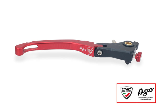 CNC RACING | Brake lever Race folding - Giacomo Agostini Limited Edition 3