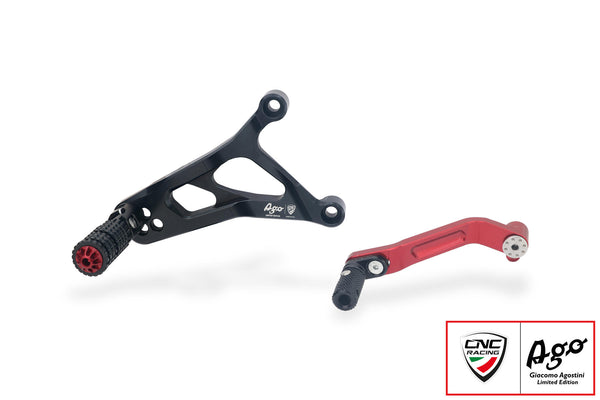 CNC RACING | Adjustable rear sets MV Agusta - Giacomo Agostini Limited Edition 2