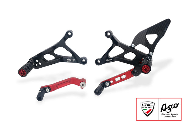 CNC RACING | Adjustable rear sets MV Agusta - Giacomo Agostini Limited Edition 1