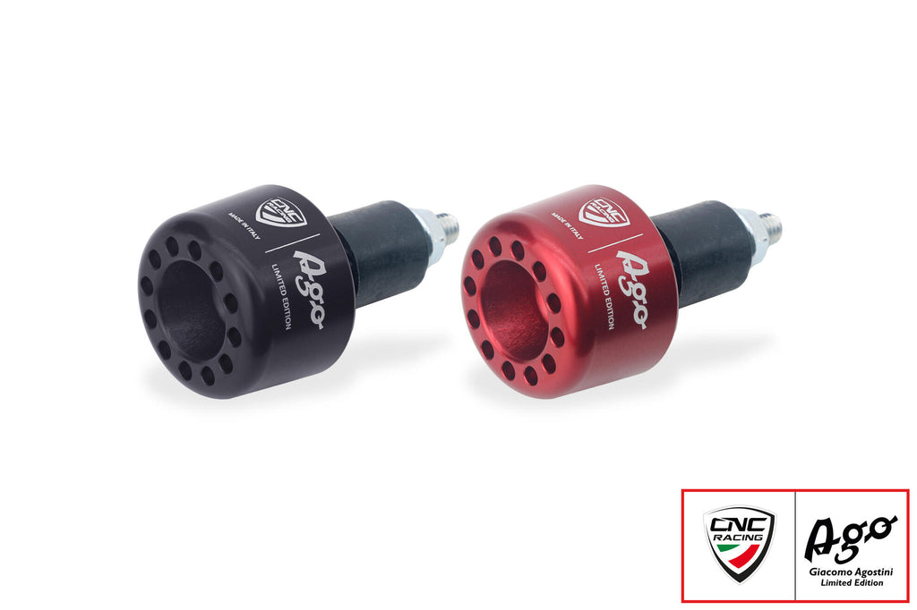 CNC RACING | Handlebar cap left side - Giacomo Agostini Limited Edition 1