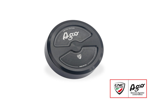 CNC RACING | Brake or clutch fluid reservoir cap M52x4 - Giacomo Agostini Limited Edition 2
