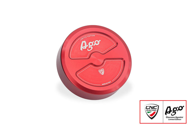 CNC RACING | Brake or clutch fluid reservoir cap M52x4 - Giacomo Agostini Limited Edition 3