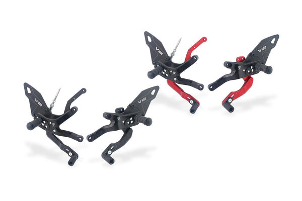 CNC RACING | Adjustable Rearsets Ducati Panigale V2 MY2025 1