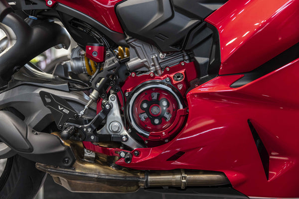 CNC RACING | Clear clutch cover Ducati Multistrada V2 - Panigale V2 - Streetfighter V2  MY2025 7