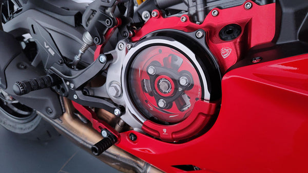 CNC RACING | Clear clutch cover Ducati Multistrada V2 - Panigale V2 - Streetfighter V2  MY2025 11
