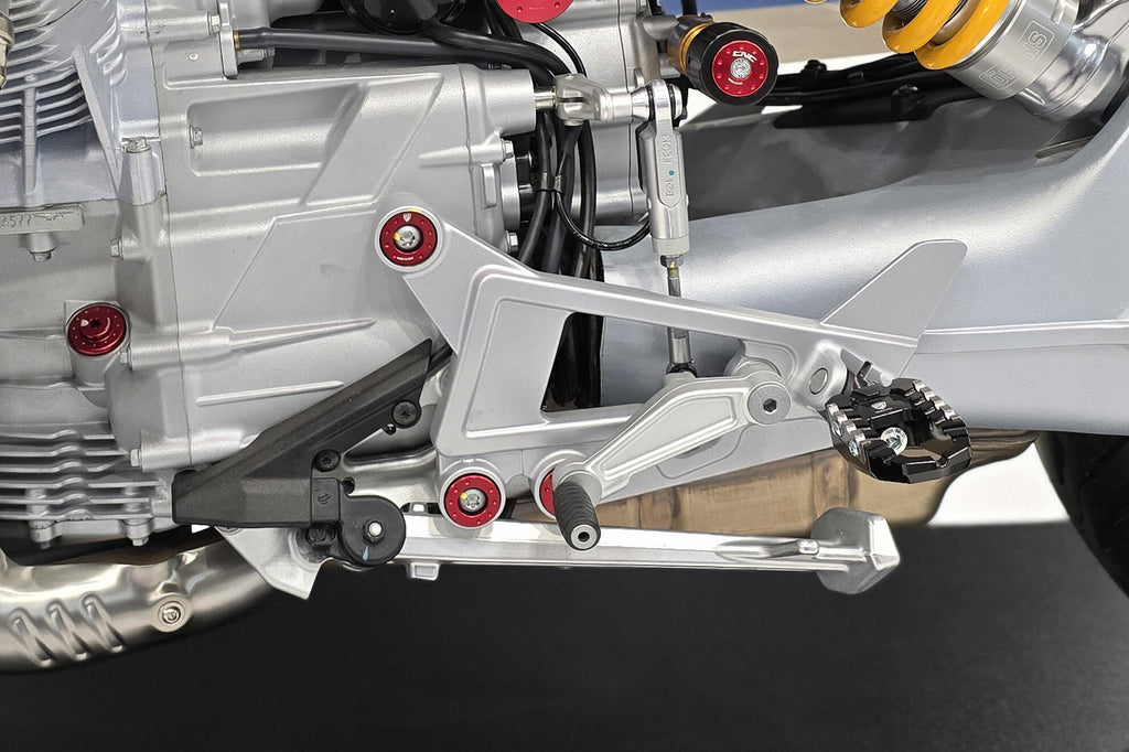 CNC RACING | Rearsets screw collars Moto Guzzi 1