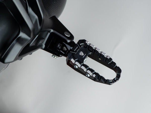 CNC RACING | Footpegs kit passenger - adapters for Ducati Multistrada V2 MY2025 and Hypermotard V2 MY2026 7