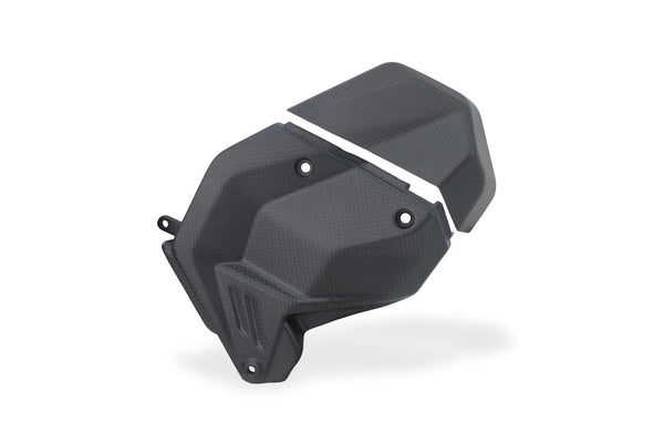 CNC RACING | Left Engine Cover Ducati Panigale V4 (MY2025) – Plain Weave Carbon, Matte Finish,Plug & Play 4