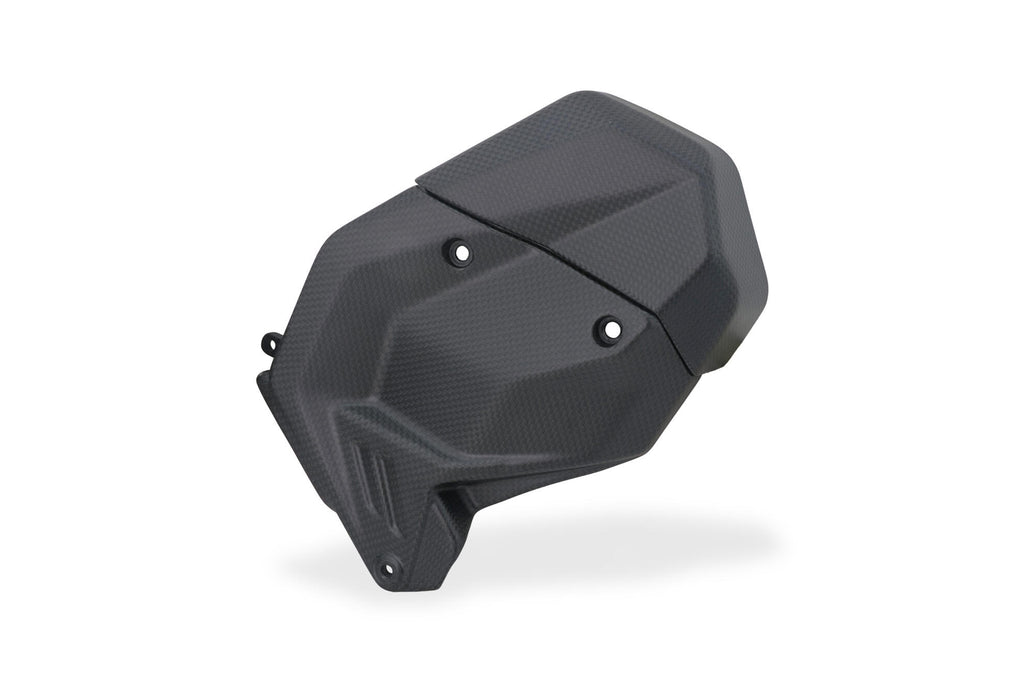 CNC RACING | Left Engine Cover Ducati Panigale V4 (MY2025) – Plain Weave Carbon, Matte Finish,Plug & Play 1