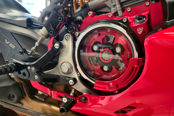 CNC RACING | Clutch Cover Protection Slider – Ducati V2 (for CNC Racing Transparent Cover CA511) 4