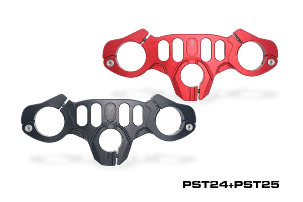 CNC RACING | Steering Clamp Kit for Ducati Panigale V2 MY2025 - For use with PST24 Top Yoke 2