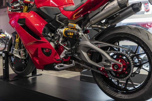CNC RACING | Hole Cover Plates & Tie-Down Strap Supports for Ducati Panigale V2 and Streetfighter V2 MY2025 3