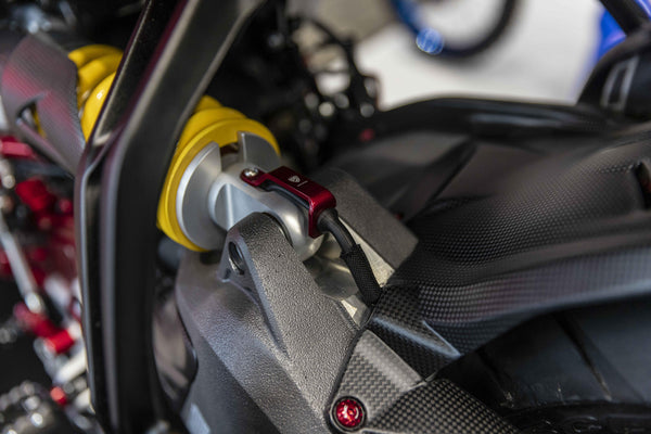 CNC RACING | Rear shock cable guide for Ducati Multistrada V2S MY 2025 2
