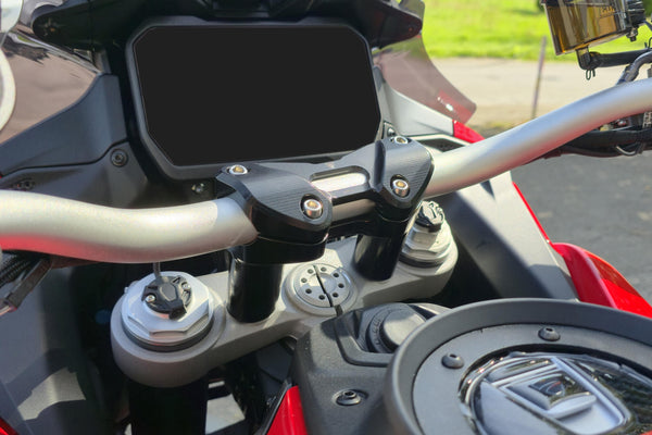 CNC RACING | Handlebar clamp full kit Ducati Multistrada V4 3