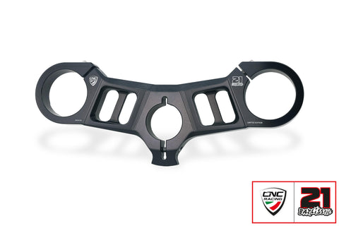 CNC RACING | Triple clamps Ducati Panigale 899 959 1199 1299 - Top yoke - Troy Bayliss Limited Edition 1