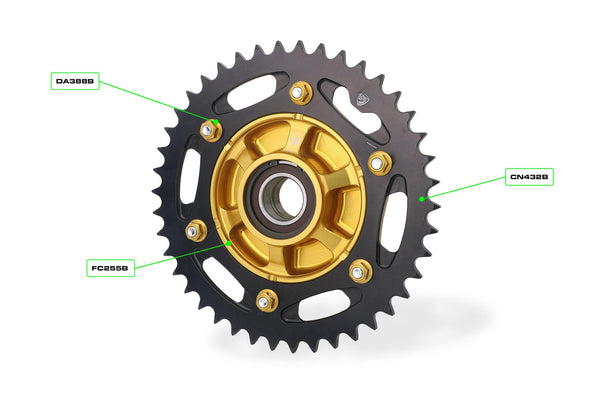 CNC RACING | Rear Sprocket Flange for Ducati Panigale V2 MY2025 and Streetfighter V2 MY2025 10