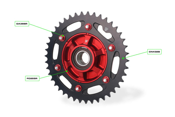CNC RACING | Rear Sprocket Flange for Ducati Panigale V2 MY2025 and Streetfighter V2 MY2025 13