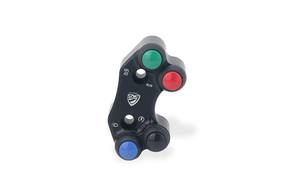 CNC RACING | Right handlebar switch Street 4 Buttons - OEM and RCS Brembo brake master cylinder 1