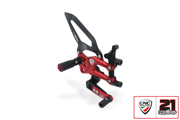CNC RACING | Adjustable rearsets RPS Ducati SBK Panigale - Troy Bayliss Limited Edition 4