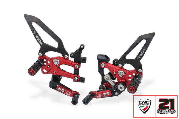 CNC RACING | Adjustable rearsets RPS Ducati SBK Panigale - Troy Bayliss Limited Edition 6