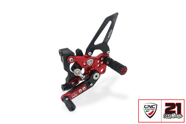CNC RACING | Adjustable rearsets RPS Ducati SBK Panigale - Troy Bayliss Limited Edition 5