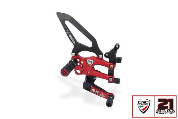 CNC RACING | Adjustable rearsets RPS Ducati SBK Panigale - Troy Bayliss Limited Edition 7
