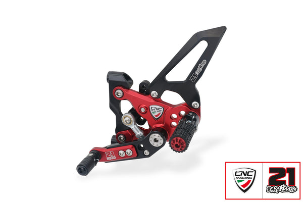 CNC RACING | Adjustable rearsets RPS Ducati SBK Panigale - Troy Bayliss Limited Edition 8