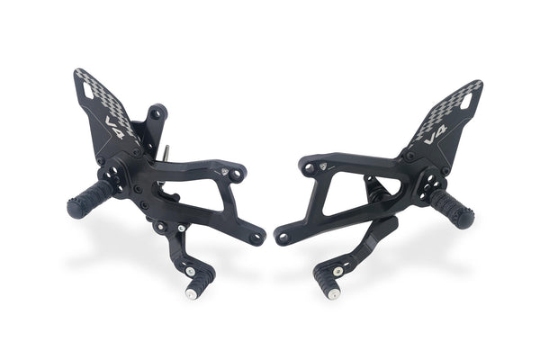 CNC RACING | Adjustable rear sets for Ducati Panigale V4 - Easy Edition 1