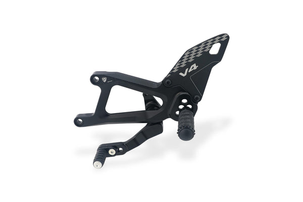CNC RACING | Adjustable rear sets for Ducati Panigale V4 - Easy Edition 4