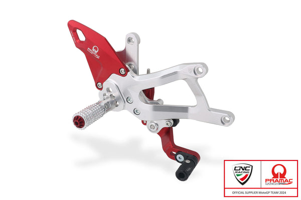 CNC RACING | Adjustable rearsets Ducati Panigale V4 - Pramac Racing Limited Edition 4