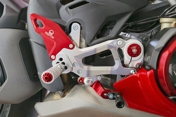 CNC RACING | Adjustable rearsets Ducati Panigale V4 - Pramac Racing Limited Edition 5