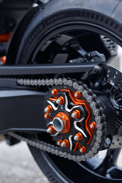 CNC RACING | Rear sprocket flange KTM - Bicolor 5