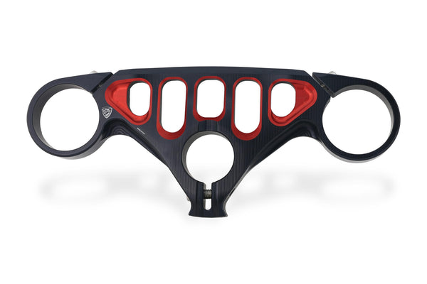 CNC RACING | Triple clamps Ducati Panigale V4 - Top yoke - Bicolor 2