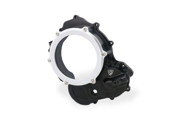 CNC RACING | Clear cover oil bath clutch Ducati - Bicolor Edition 5