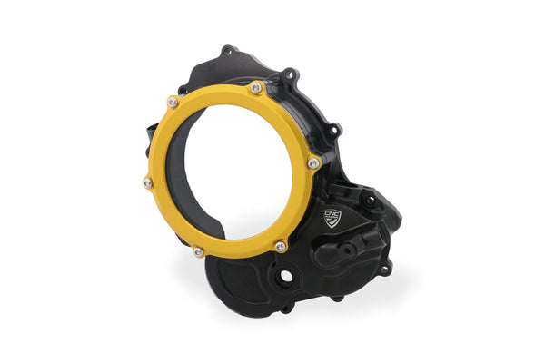 CNC RACING | Clear cover oil bath clutch Ducati - Bicolor Edition 6