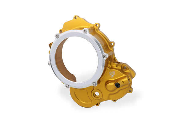 CNC RACING | Clear cover oil bath clutch Ducati - Bicolor Edition 8