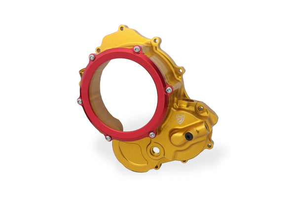 CNC RACING | Clear cover oil bath clutch Ducati - Bicolor Edition 9