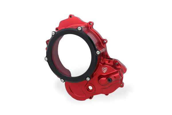 CNC RACING | Clear cover oil bath clutch Ducati - Bicolor Edition 11