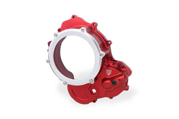 CNC RACING | Clear cover oil bath clutch Ducati - Bicolor Edition 13
