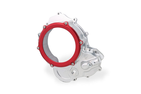 CNC RACING | Clear cover oil bath clutch Ducati - Bicolor Edition 14