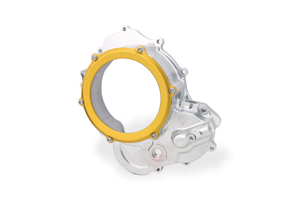 CNC RACING | Clear cover oil bath clutch Ducati - Bicolor Edition 16
