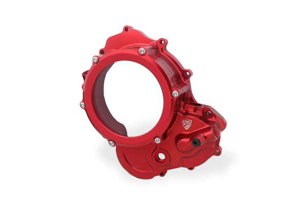 CNC RACING | Clear cover oil bath clutch Ducati 7