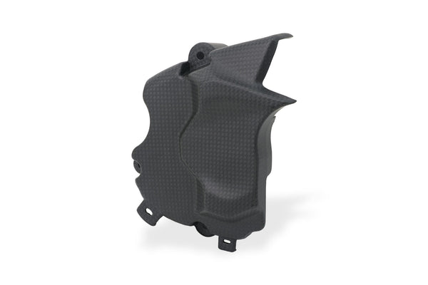CNC RACING | Front sprocket cover Ducati Hypermotard 698 Mono - Carbon 3